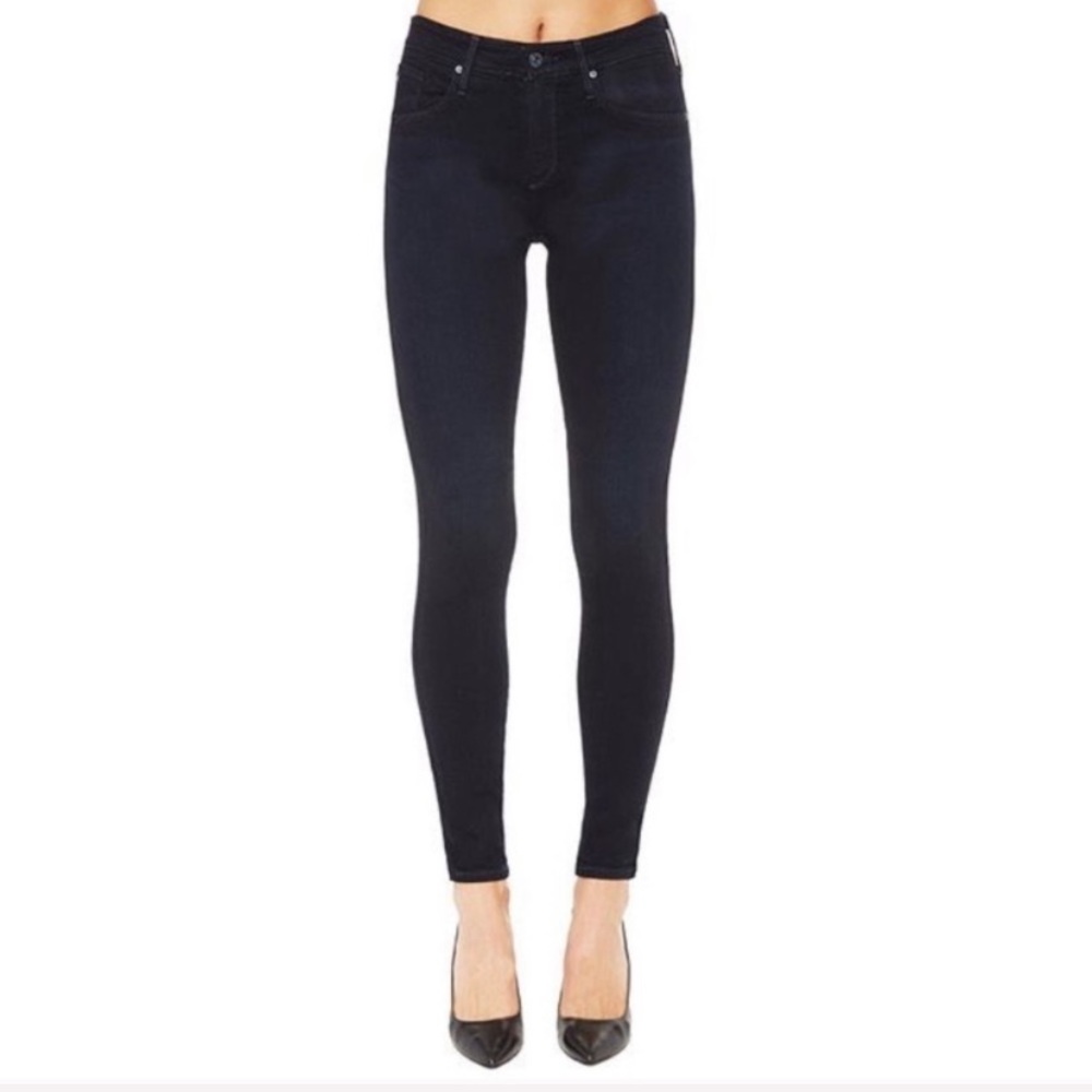 AG Adriano Goldschmied Women's High Rise Jeans - Midnight Blue
